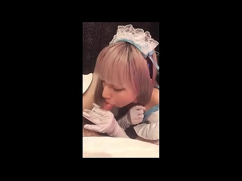❤️ Idol Seapánach [mayuka], culaith maid na Fraince, cuid 1, blowjob agus jerk off le lotion ️❌  Porn fb  linn
